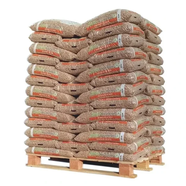 294-high Pellet Moulin Bois Energie – Palette de 65 Sacs de 15 KG
