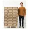 BOIS DENSIFIÉ - QUALITÉ PREMIUM - PALETTE DE 80 CARTONS DE 6 BÛCHES