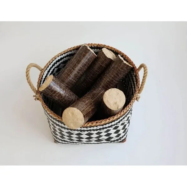 BOIS DENSIFIÉ - QUALITÉ PREMIUM - PALETTE DE 80 CARTONS DE 6 BÛCHES